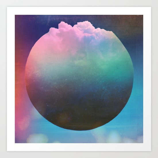 Pop Corn Planet Art Print