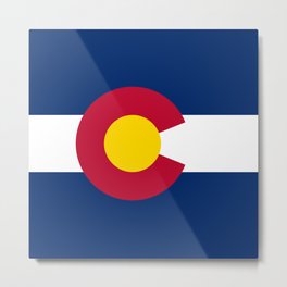Colorado State Flag Metal Print