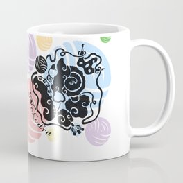 Rainbow Yarn Logo (Light Bg) Coffee Mug