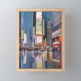 Times Square, New York Framed Mini Art Print