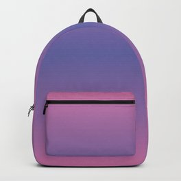 Blueberry Dawn. Blue & Pink  Ombre Pattern Backpack