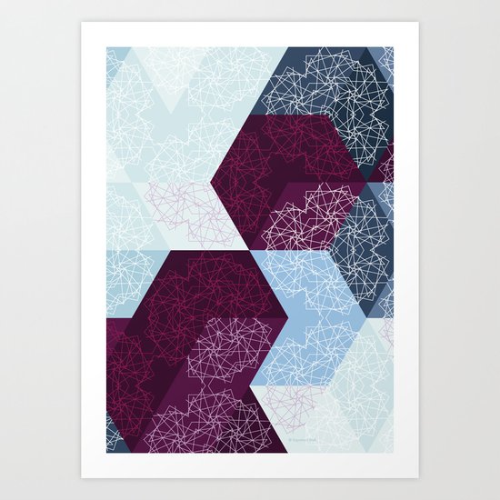 Caleidoscube Art Print