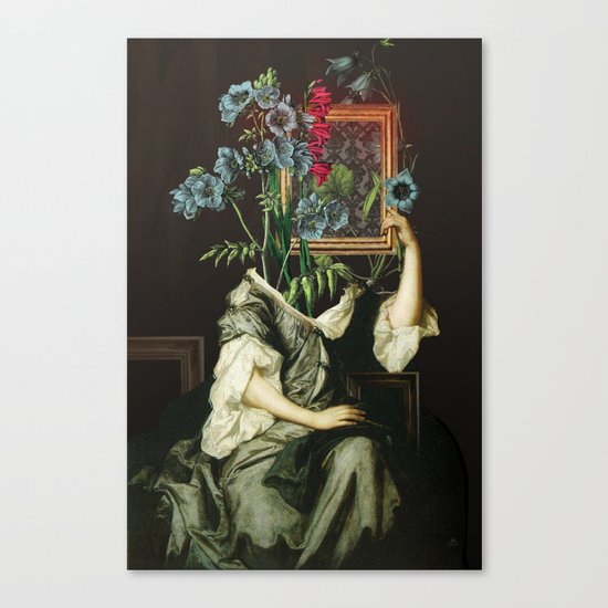 Florales Portrait Disaster Canvas Print