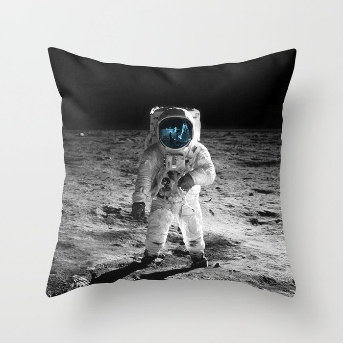 Buzz Aldrin Throw Pillow