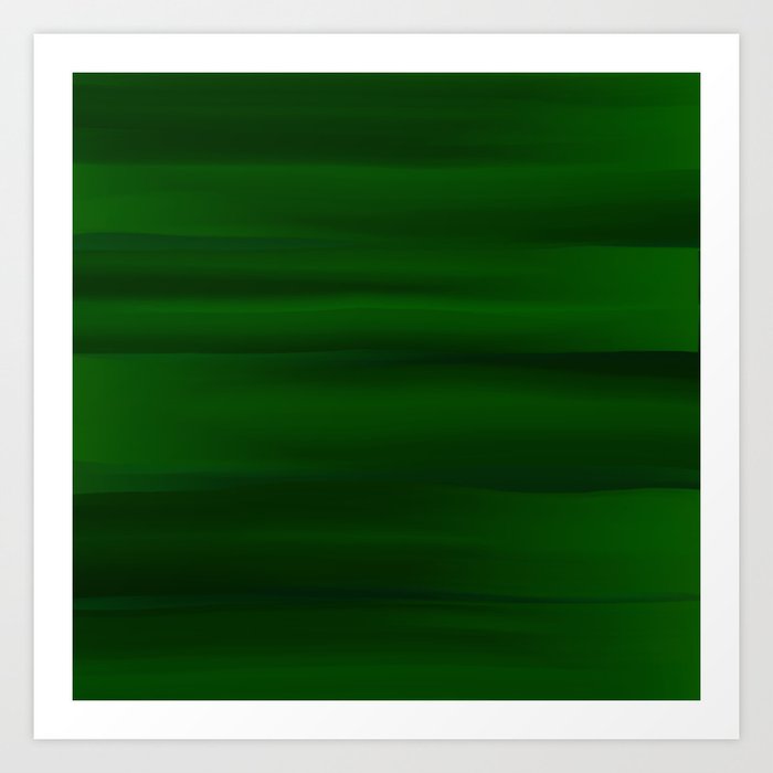 Emerald Green And Black Abstract Art Print By Abstractcolor Society6