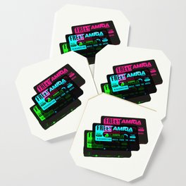 Casette Tape Chromatic Aberration Coaster