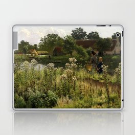 The Lys at Astene, 1885 by Emile Claus Laptop Skin