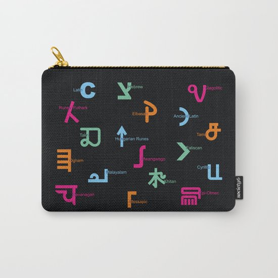 C in Scripts Around the World /I Carry-All Pouch