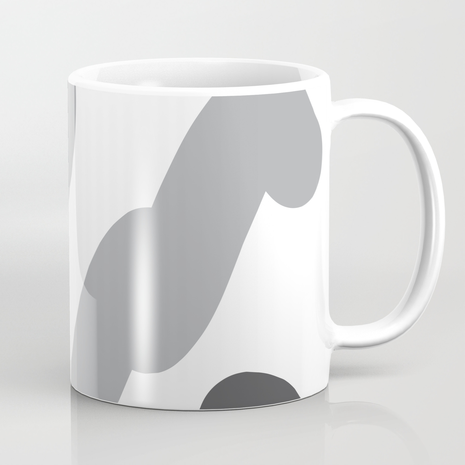 round glass mug