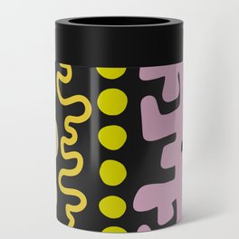 Abstract vintage colorful pattern collection 6 Can Cooler