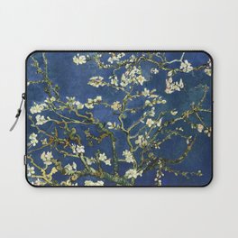 Almond Blossom - Vincent Van Gogh (dark blue) Laptop Sleeve