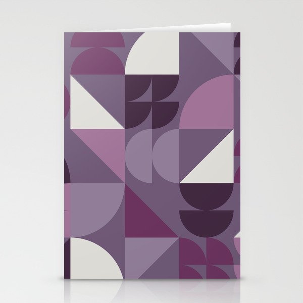Geometrical modern classic shapes composition 25 Stationery Cards