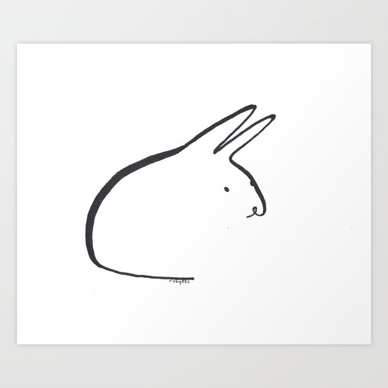 bun Art Print