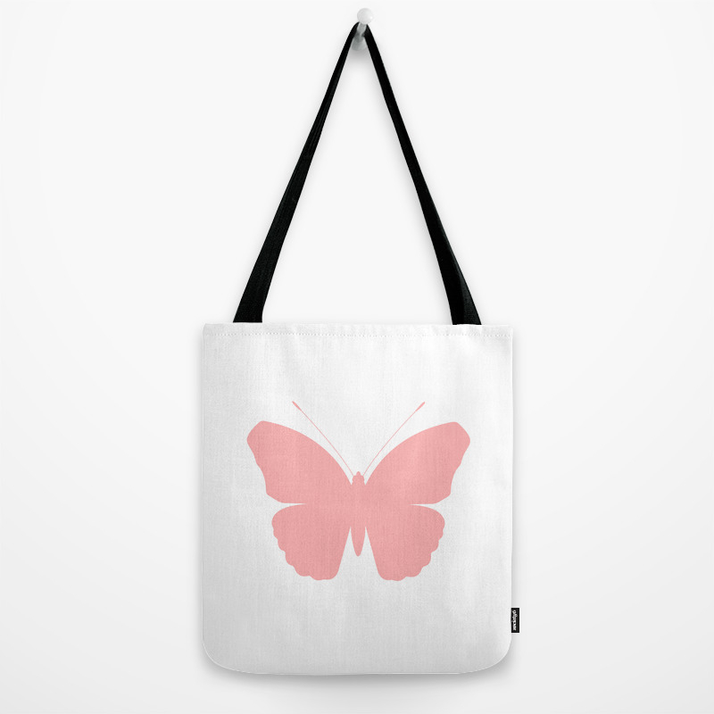 pink butterfly bag