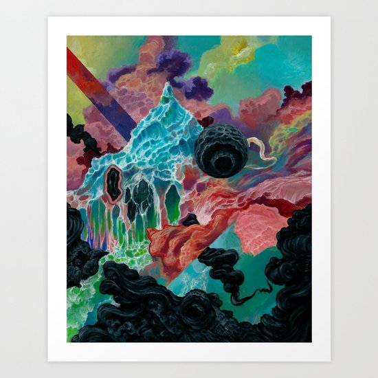 Saying you survived means you forgot you were eternal Art Print