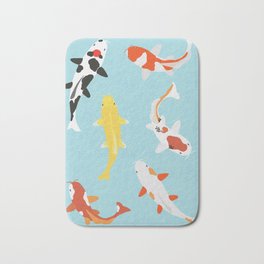 Koi Fish art  Bath Mat