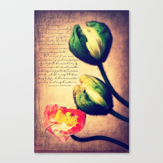 Les temps de l'amour Canvas Print