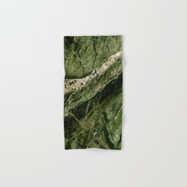 Marble Rain Forest Green Hand & Bath Towel