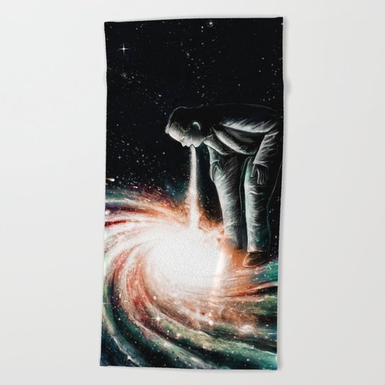 Cosmic Vomit Beach Towel