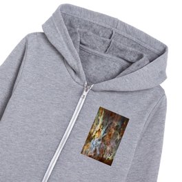 Hubble picture 75 : Birth of a star in carina nebula NGC 3372 Kids Zip Hoodie