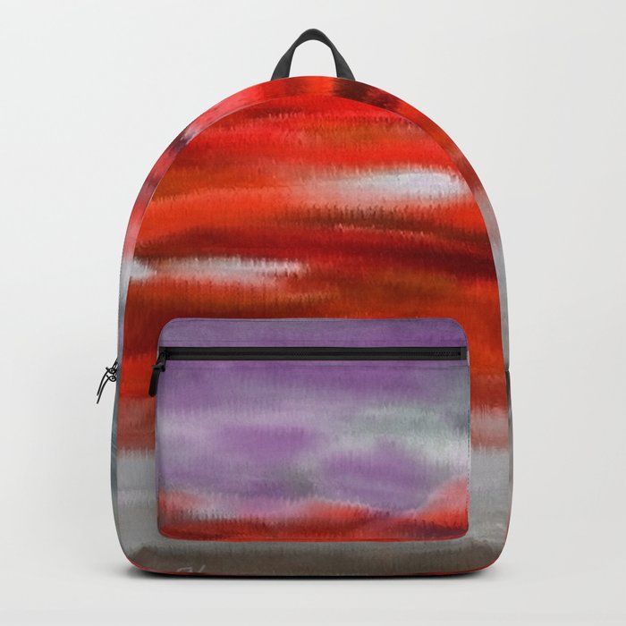 Serenity Abstract Landscape 3 Backpack