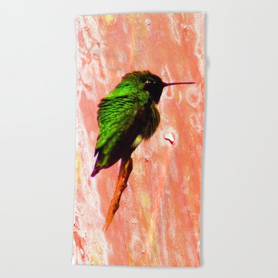 Hummingbird Beach Towel
