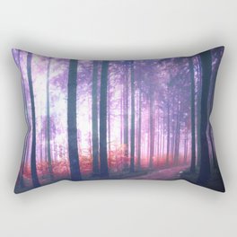 Woods in the outer space Rectangular Pillow