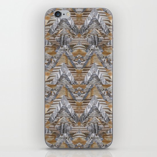 Wood Quilt 2 iPhone & iPod Skin