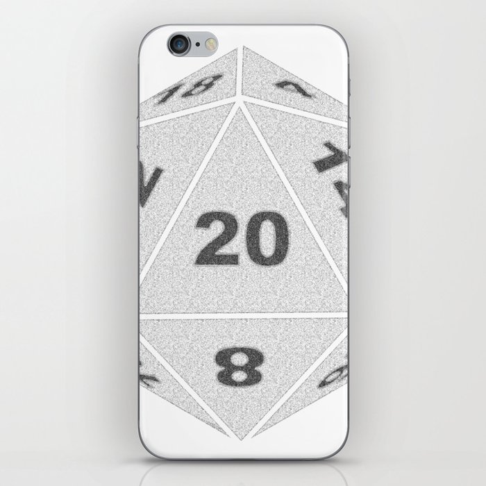 20 Sided Dice iPhone Skin