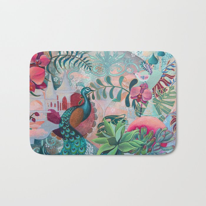 Peacock Palace Bath Mat