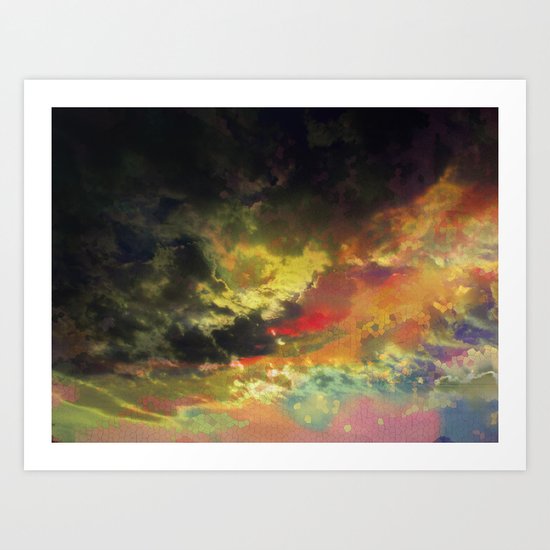 Deleting the Day Art Print