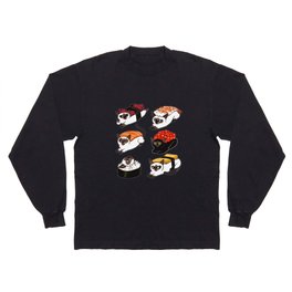 Sushi Siamese Cat  Long Sleeve T-shirt