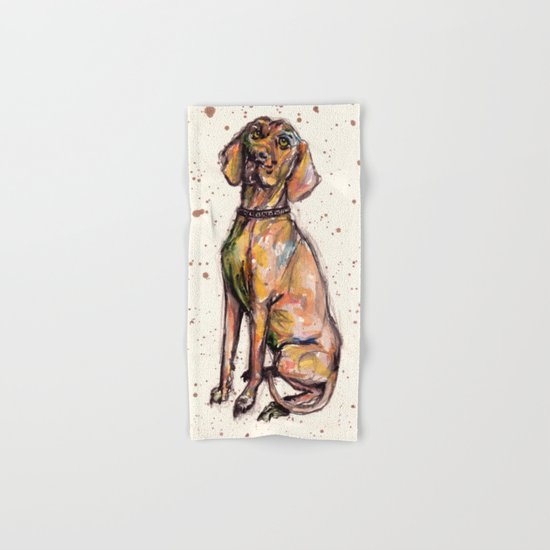 Hungarian Vizsla Dog Hand & Bath Towel