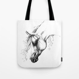 Arabian horse drawing Tote Bag