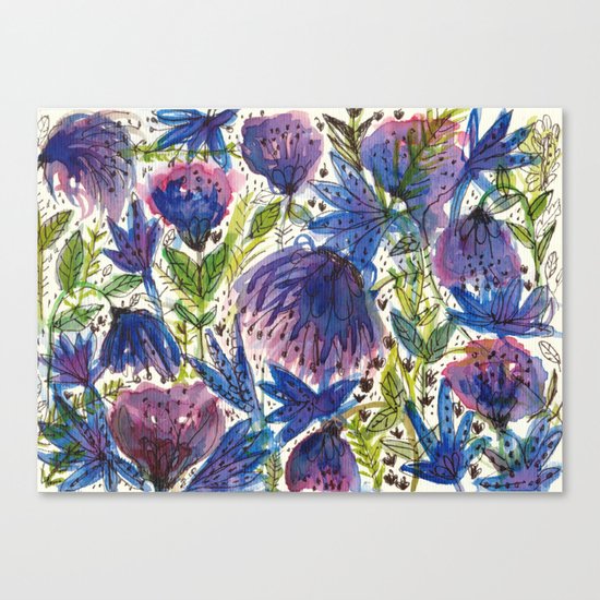 Wild Flowers Canvas Print