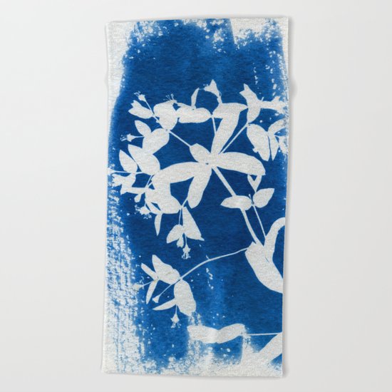 Herbal Sunprint #5 Beach Towel