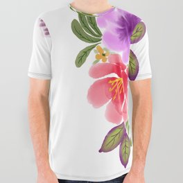 Caribbean Flower for you  All Over Graphic Tee