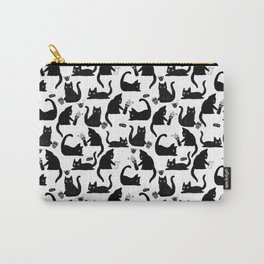 Bad Cats Knocking Stuff Over Carry-All Pouch