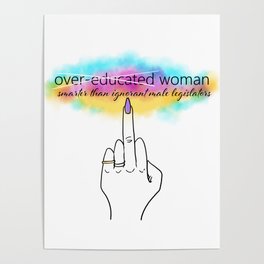 OverEducated Woman Poster