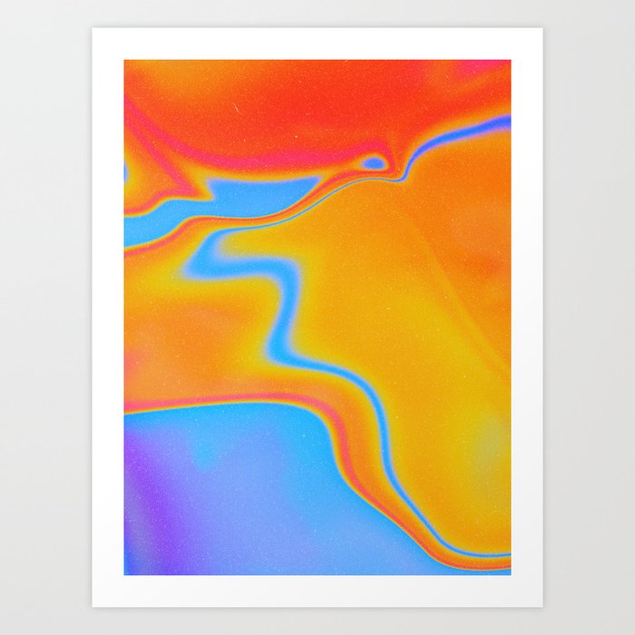 Candy Magma Art Print