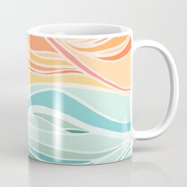 Sea and Sky Abstract Landscape Coffee Mug