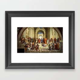 School Of Athens Painting Framed Art Print