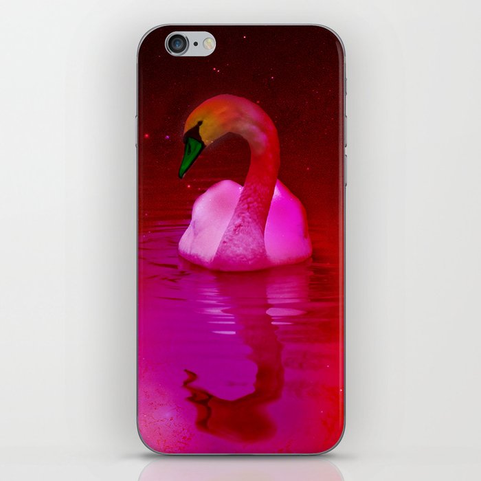 Surreal swan iPhone Skin