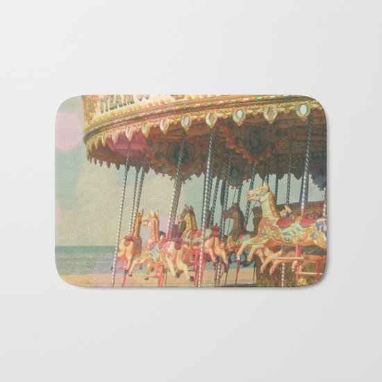 Circling Horses Bath Mat