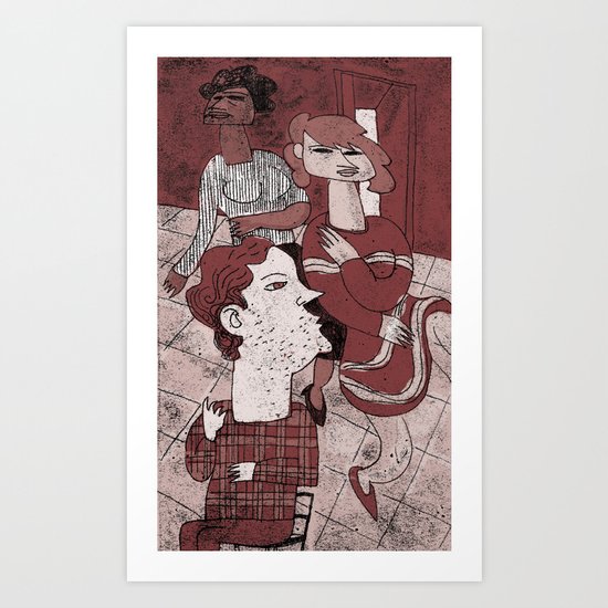 Sitting Still Art Print