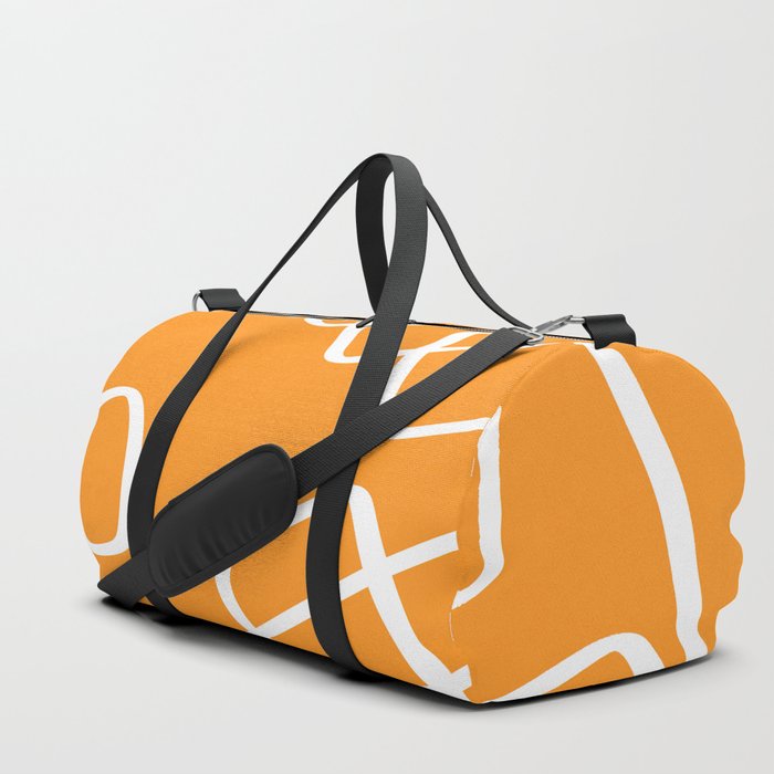 Abstract minimal line drawing 2 Duffle Bag