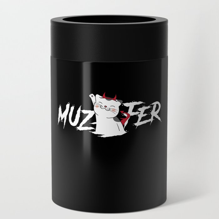 Muzifer Cat Kitten Devil Lucifer Can Cooler