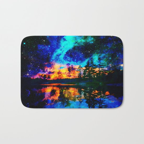 magical Lake Bath Mat