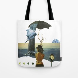 Two Worlds Apart Tote Bag