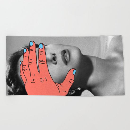 Burning Hands Beach Towel